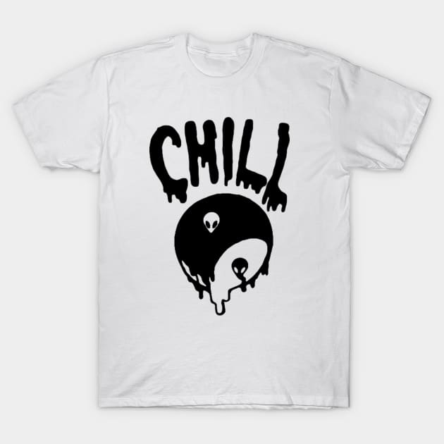 Far Out Chill Ying Yang T-Shirt by trentond